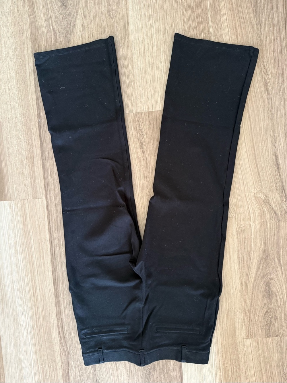 Quince Black Boot-Cut Flare Pants - Picture 4 of 8